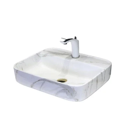 Art washbasin Modern green marble pattern washbasin Bathroom washbasin Upper basin European and American style