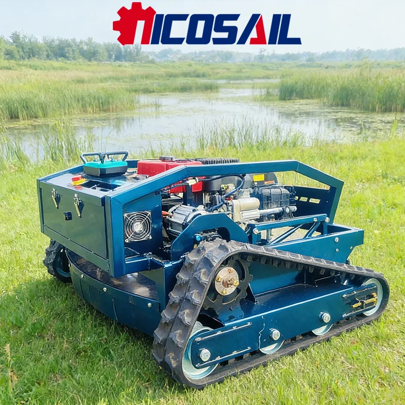 

Газонокосилка Nicosail HS1000 с дистанционным управлением, ширина скашивания 1000 мм, для любых типов местности, для сада, фермы, стрижки травы