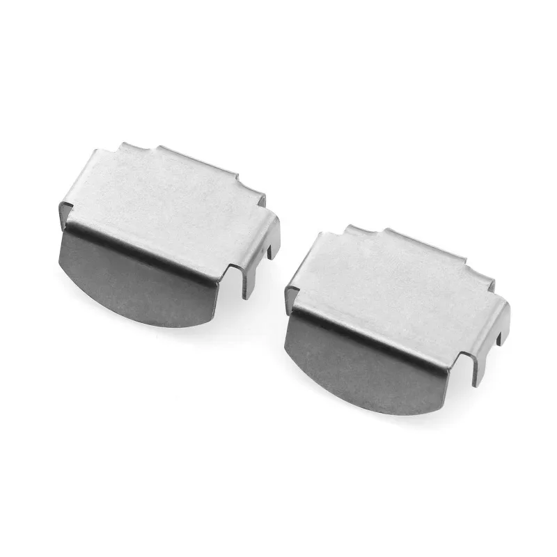 1 jeu de plaques antidérapantes en acier inoxydable, armure de châssis et protecteur d'essieu pour Axial SCX10 PRO 1/10 RC, pièces de mise à niveau de voiture sur chenilles