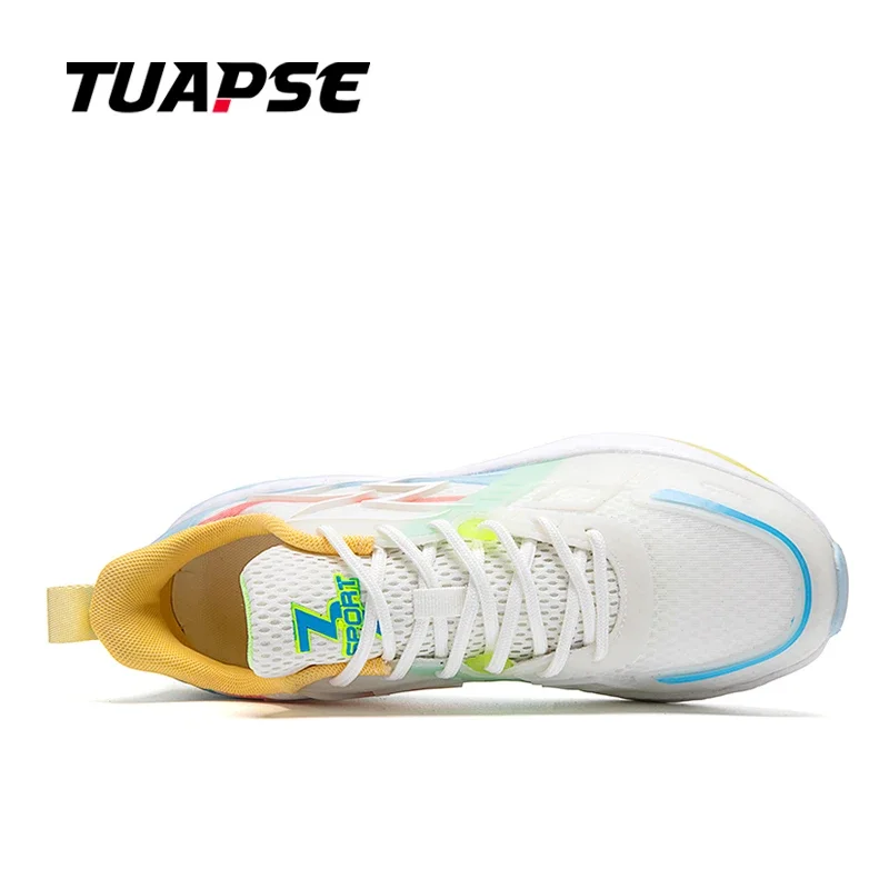 TUAPSE Couple Sports Shoes Fashion Carbon Plate Cushioning Luminous For Men Woman Lightweight Non-Slip Running Shoes Size 36-44