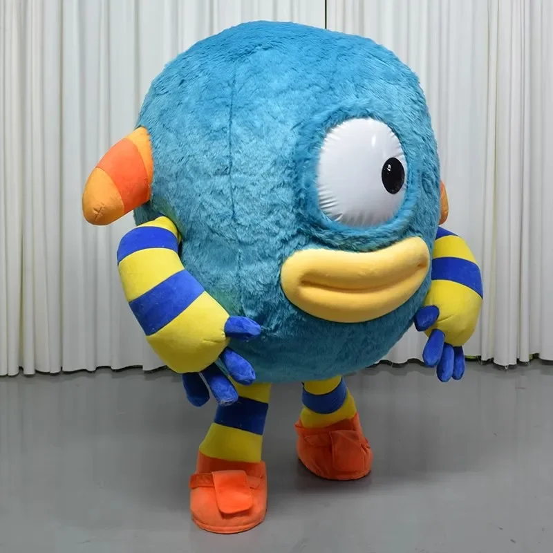 Disfraz inflable de monstruos para Cosplay, traje de mascota de la Universidad Mike Wazowski, vestido de fantasía para fiesta, publicidad, ceremonia, espectáculo, 260cm