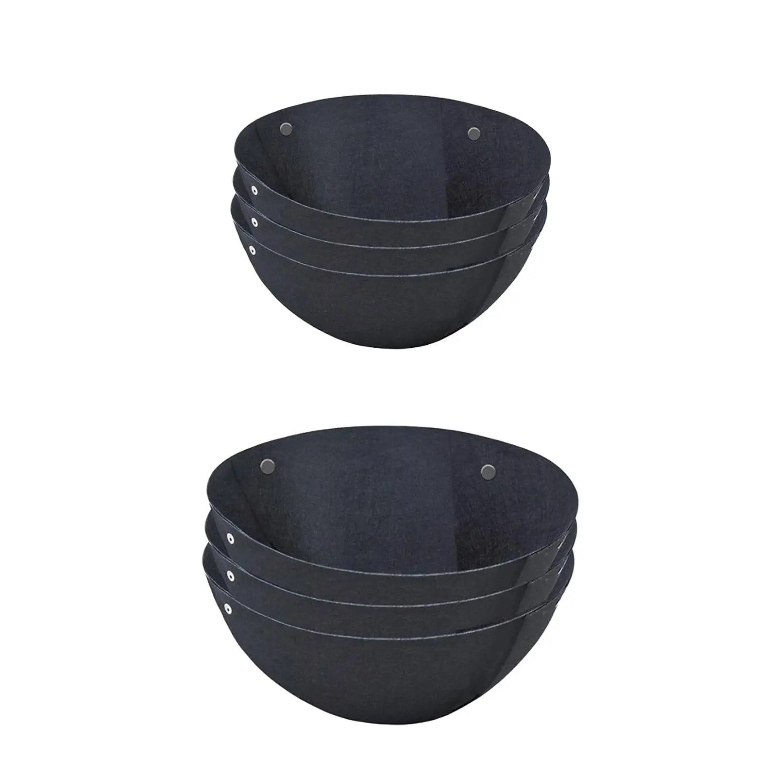 

3 шт., подвесные вкладыши для цветочных горшков, дышащая декоративная фетровая подвесная корзина, фетровая вставка для сада, детского двора, балкона, патио