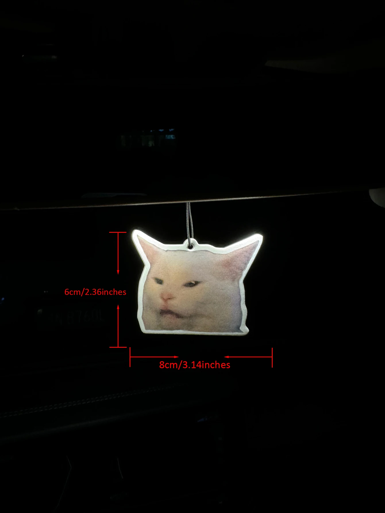 Smell-A-Lot Cat Car Fragrance Tablets, Wardrobe Air Freshener, Hilton (Hotel Scent) Perfume, Rearview Mirror Decoration, Car Interior Hanging Ornaments, Natural Scent Air Purifier, Anime Cartoon Toilet Fragrance Sachet, Living Room Office Room Bedside Hanging Decoration
