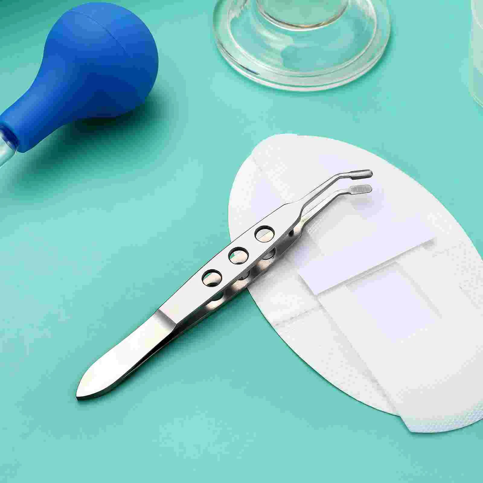 Meibomian Gland Massage Forcep Eye Comfort Tool Tweezer Round Tip Expressor StainlessSteel Titanium Alloy Eyelid Massage Tweezer