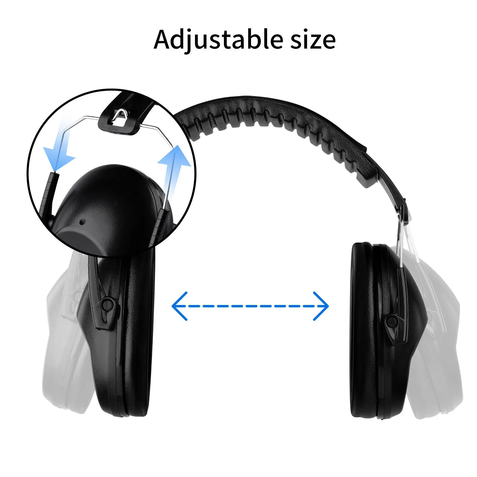 Earphone NRR 20 dB Noise Reduction Safety Headset Protection Ear Muffs Foldable Kids Ear Defenders For Adults Shooting Earmuff