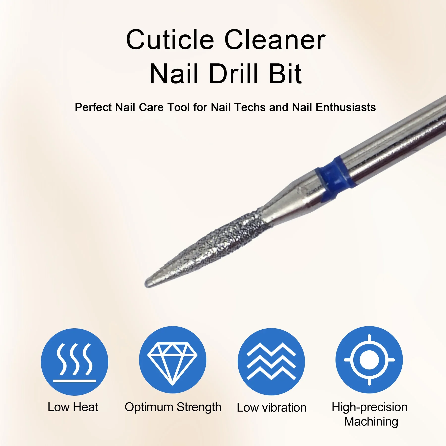 1Pcs Diamant Nagel Bohrer Für Häutchen Sauber Gel Entfernung Maniküre Pediküre Maniküre Zubehör Nagel Bit Pinsel Polieren DIY werkzeug