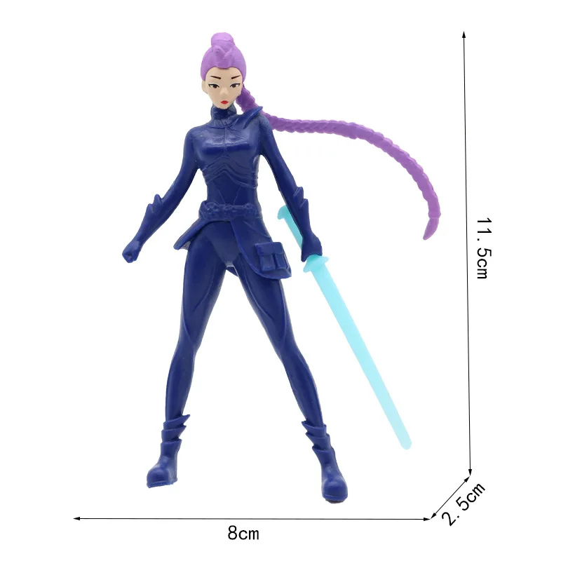 5 pièces/ensemble films d'anime Kpop Figure k-pop démon tigre Figurine jouet bureau décor Statues ornement enfant