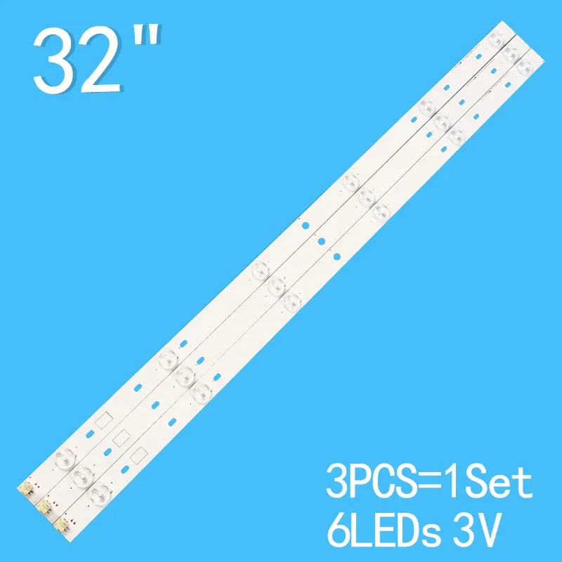 

3pcs=1tv For Toshiba 32" LCD TV SVT320AF5 P1300 6LED REV03 130402 32P1300 32P1400 32P1400D 32P1400VT 32P1400VE 32P2400VT 32P1400