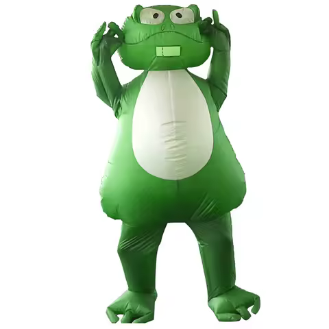 Halloween Funny Frog Inflatable Costume Cosparoon Puppet Prop Costume Festival Party Performance Costumes Props Dolls