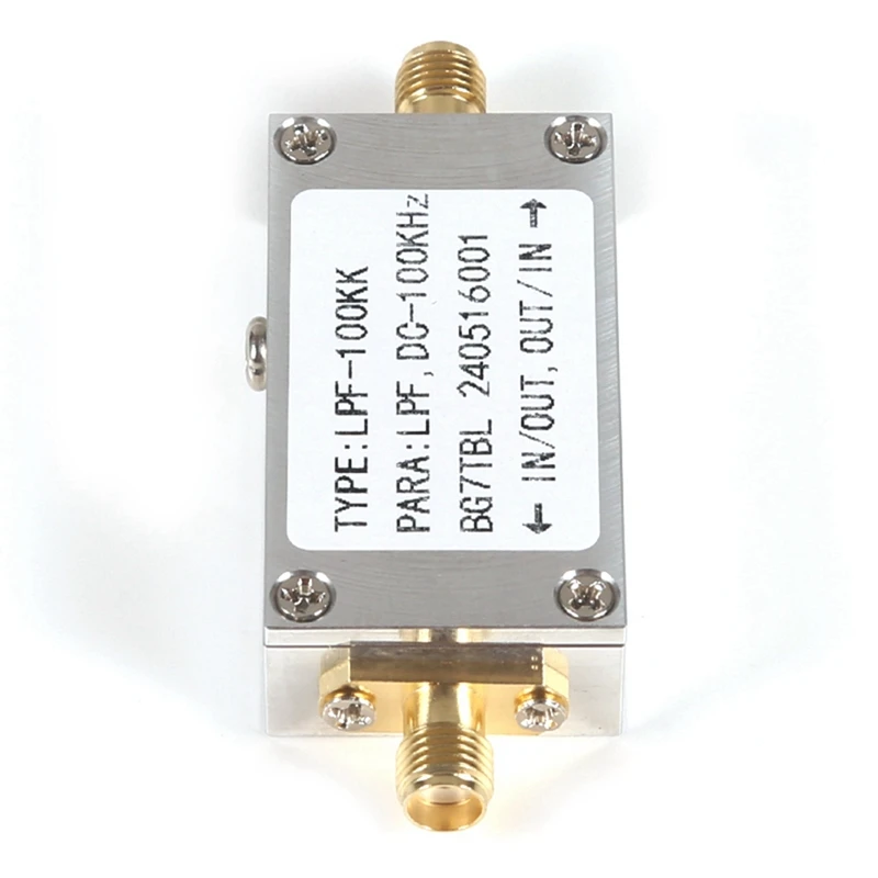 Low Pass Filter LC LPF 100K DC-100KHZ SMA Interface LPF For FM-A36G