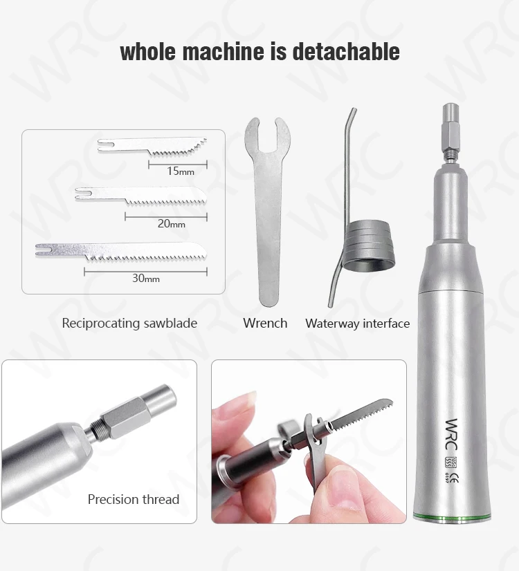 Dental Oral Surgery Saw Handpiece for Implantology Dental Reciprocating Saw Blade Bone reduction Handpiece Dentistry Accessories