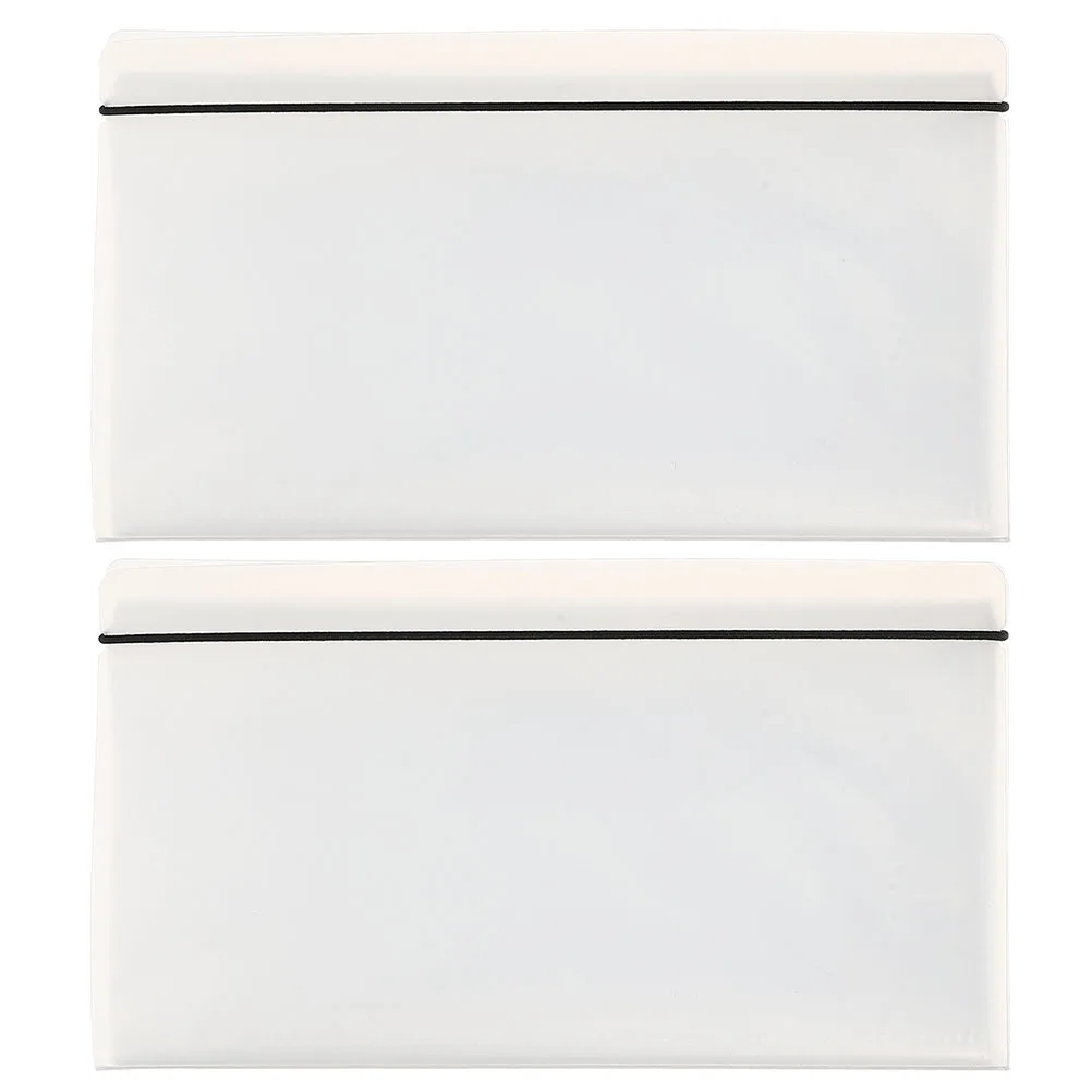 2Pcs Ticket Collection Album Loose Leaf Design for Movie Plane Concert Train Tickets Storage Portable Organizer Memory Keepsake