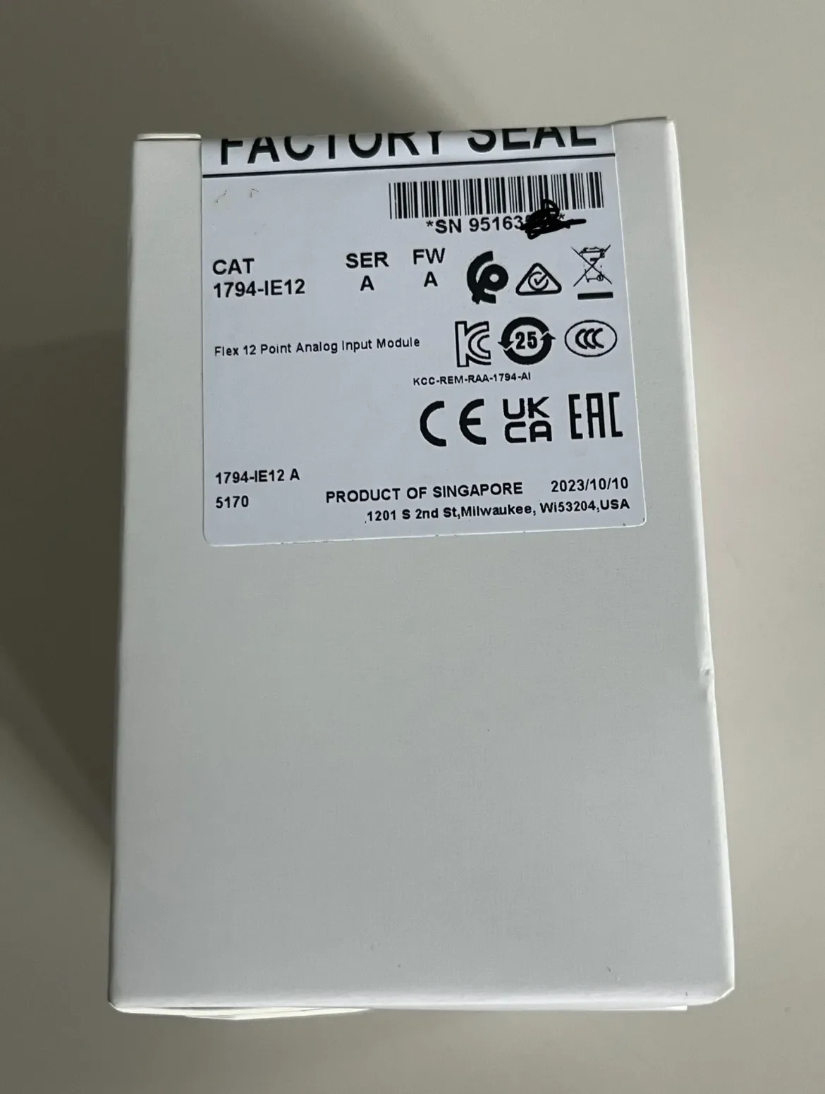 

Новый оригинал 1794-OB16 1794-OE12 1794-IE8 1794-IE12