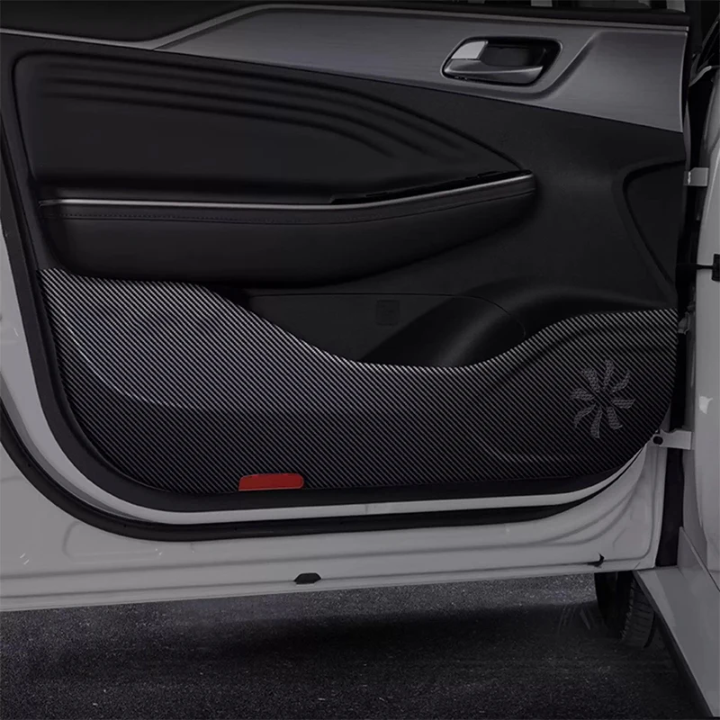 

For GAC AION ES 2021-2025 2026 PU Leather Car Door Anti Kick Pad Protection Stickers Cover Protector Trim Film Auto Accessories