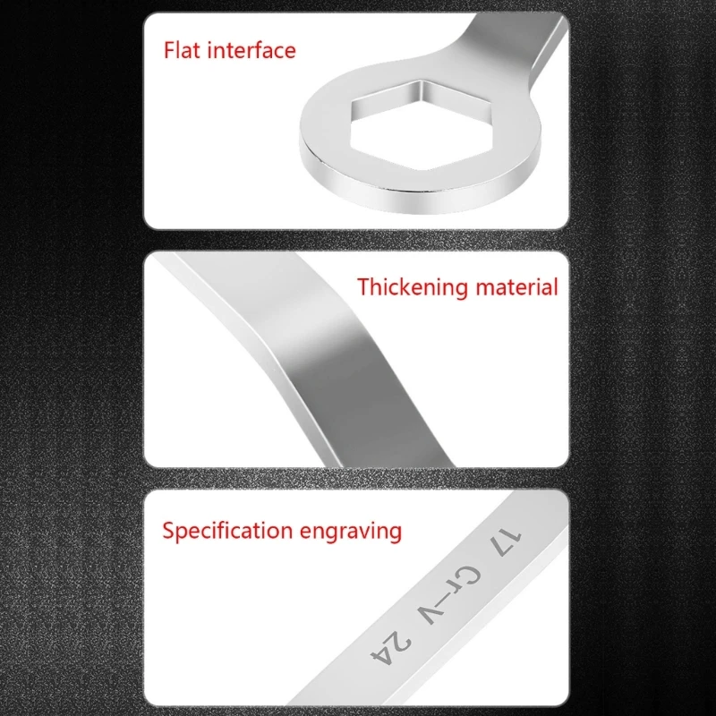 Universal Wrench Self-tightening Adjustable Glasses Wrench Board Double-head Spanner Hand Tools for Factory 517A