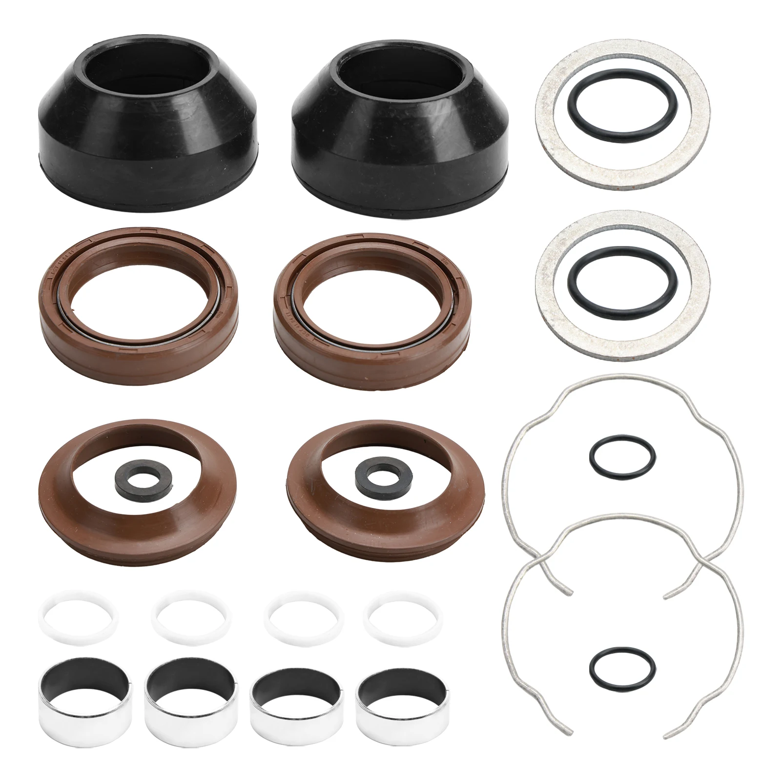 0403-0022 Fork Rebuild Kit Seals Bearings Bushings For Harley Softail Dyna Wide Glide 41mm