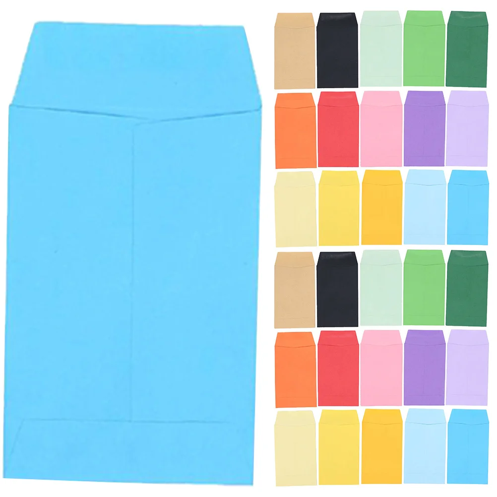 

80Pcs Solid Color Small Paper Envelopes for Cash Budget Money Storage Coin Holder Gift Holder Coin Envelopes Small Envelope