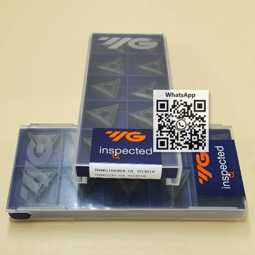 TNMG160404-UF/TNMG160408-UF/TNMG160412-UF YG3010 YG3020 Original YG Carbide Inserts CNC Turning Inserts 10PCS/BOX