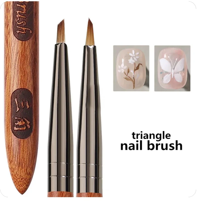 

1Pcs Triangular Brush Nails Art Brush Pen 3D Tips Pattern Phototherapy Acrylic UV Gel DIY Manicure Tools