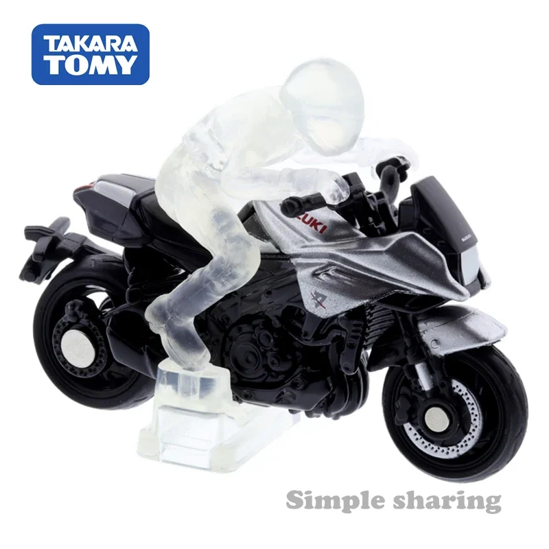 Takara Tomy Tomica No.19 Suzuki Katana Met Ruiter Schaal 1/32 Auto Kinderen Speelgoed Motorvoertuig Diecast Metalen Model