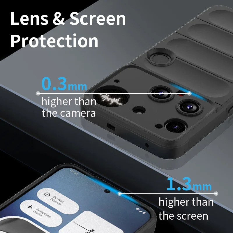 حافظة لهاتف لا شيء 3 3A Pro 4G 5G 2025 مضادة للانزلاق من السيليكون الناعم لهاتف Funda Shell Coque