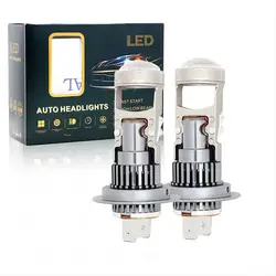 2Pcs LED H7 H11 Projector Lens H7 Car Headlight Bulbs 30000LM 80W Turbo Auto Bulb H11 H8 9005 HB3 9006 HB4 Fog Lamp Bulb 12V 24V