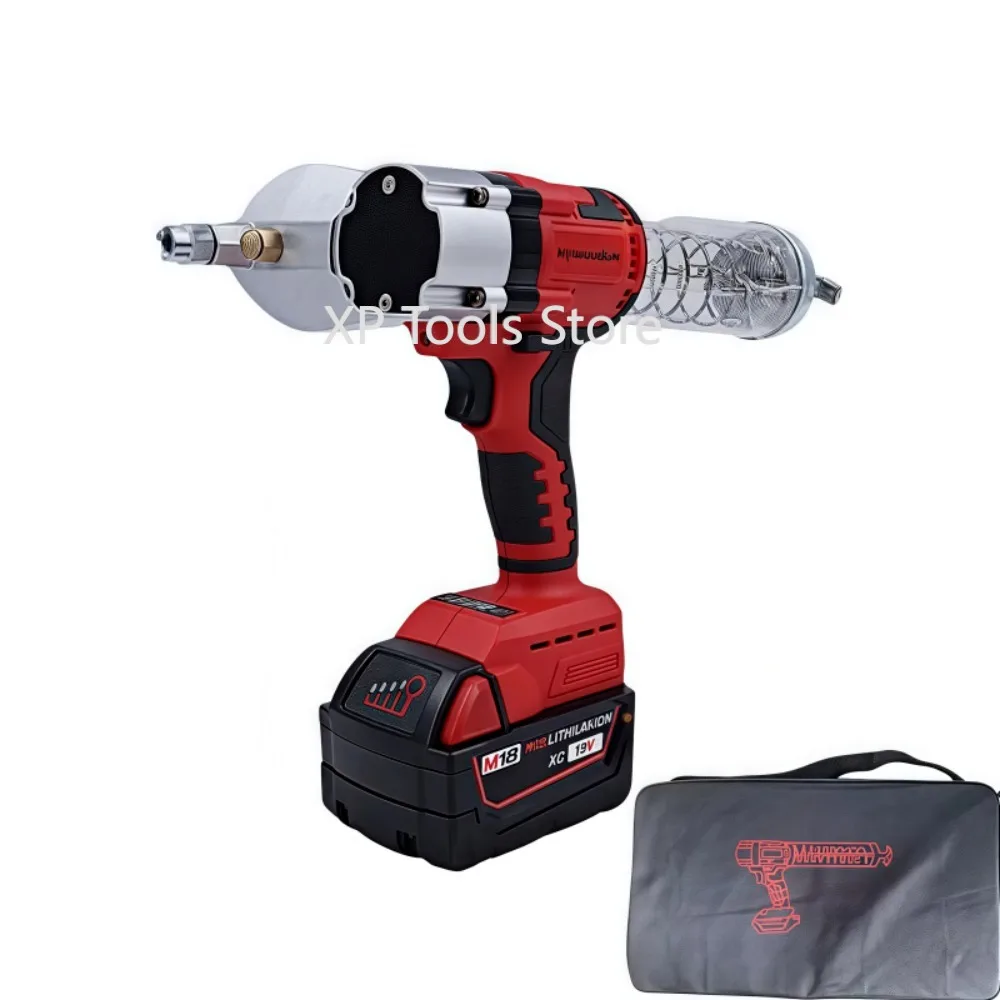 Pistolet à graisse électrique sans fil alimenté par batterie sans brosse, compatible avec la batterie Milwaukee M18 600cc, outil électrique spécifique pour pelle