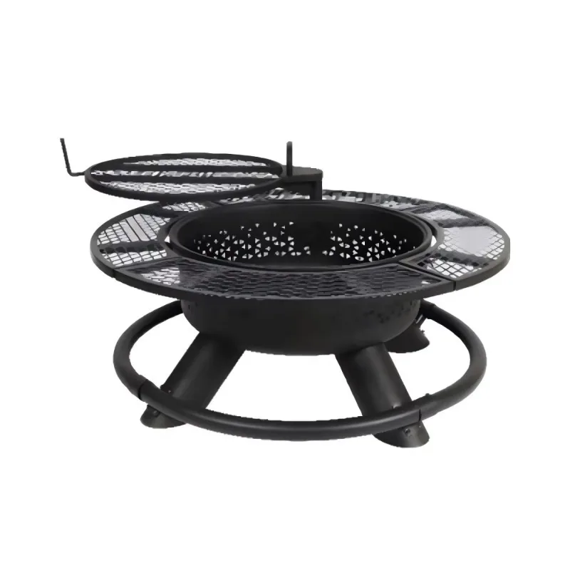 

2026 Modern Outdoor Cold-rolled Steel Plate Bonfires Brazier Smokeless Stove Charcoal Camping Fire Pit