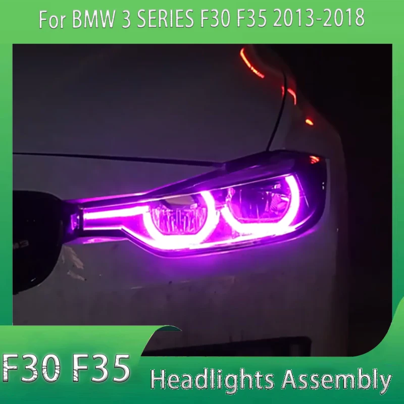 

Car LED Headlight Light Assemblies For BMW 3 Series F30 F35 2013-2019 APP colorful LED DRL Turn Signal Lamp Plug and Play