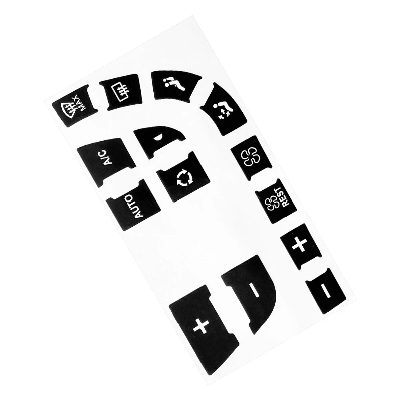 

1pc Car Air Conditioning Button Repair Sticker for Citroen C4 for Grand for Picasso Air Conditioning Climate Control Panel Trim