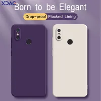 Original Square Liquid Silicone Phone Cover for Xiaomi Mi 8 9 SE Pro Lite 360 Protective Shockproof Case Mi8 Mi9 9Pro 9SE 9Lite