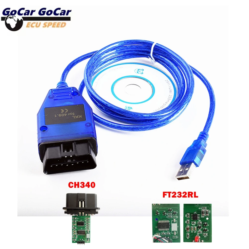 Диагностический кабель OBD2 USB с чипом FTDI VAG409 FT232RL CH340 для Fiat K.K-L, Audi/Seat/Volkswagen/Skoda, для сканирования автомобильных ЭБУ. Диагностический кабель OBD2 USB с чипом FTDI VAG409 FT232RL CH340 для Fiat K.K-L, Audi/Seat/Volkswagen/Skoda, для сканирования автомобильных ЭБУ.