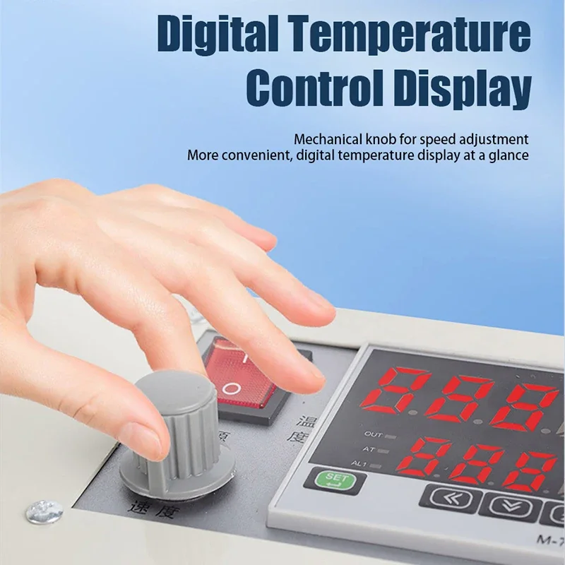 FR-550 Automatic Horizontal Plastic Film Bags Heat Sealing Machine Continuous Band Sealer Machine Without Conveyor Smaller Type