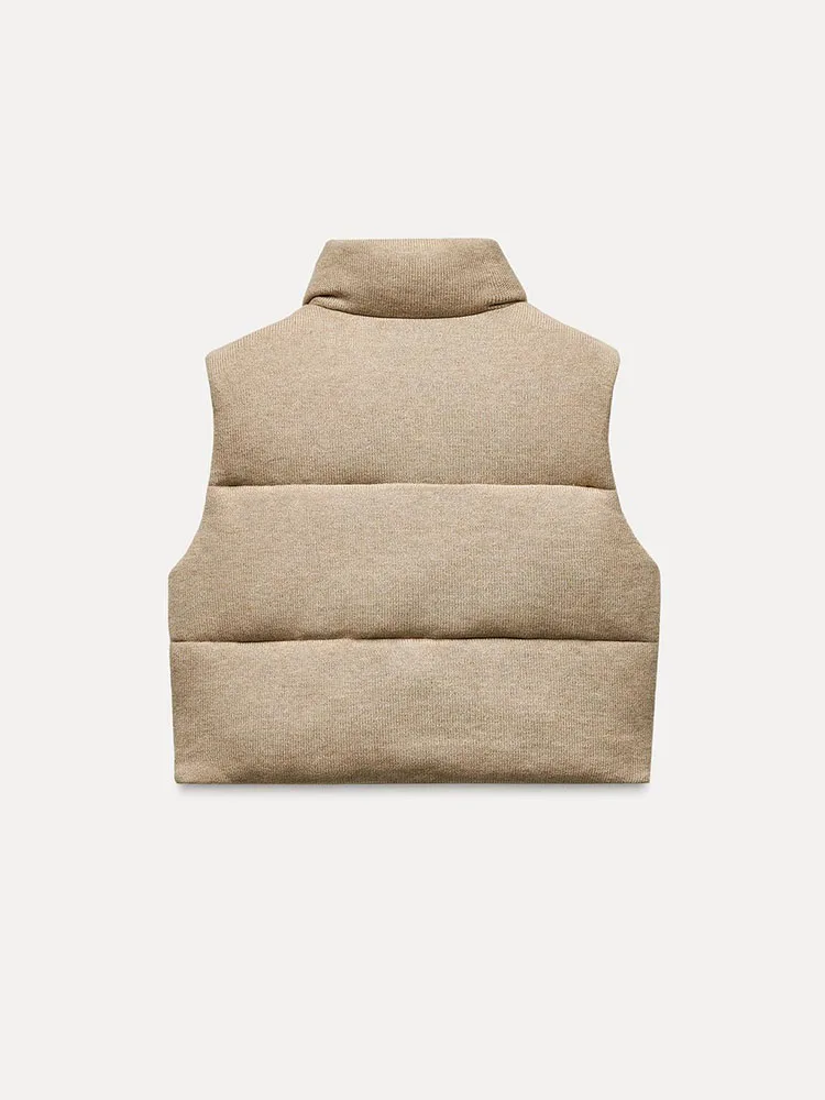 Modna, uniwersalna, ciepła kamizelka bawełniana, nowość na zimę 2024, dzianinowa, termiczna odzież damska, idealna do dojazdów do pracy, gruba...