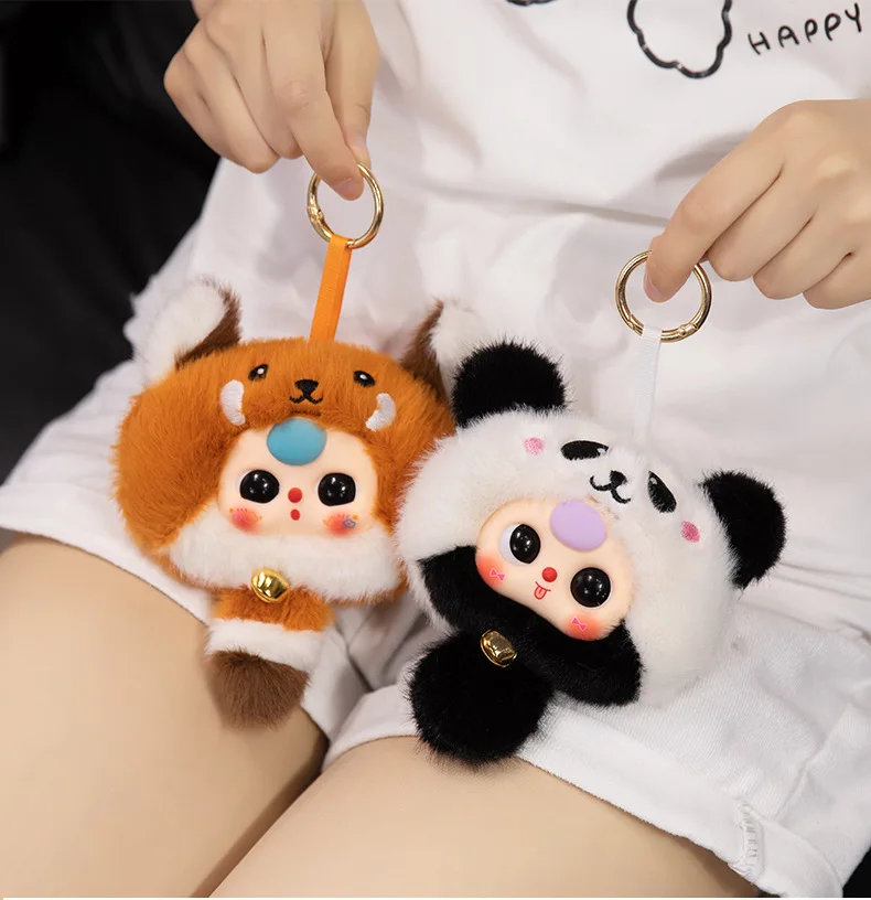 พวงกุญแจตุ๊กตาสัตว์ขนาดเล็ก/จี้กระเป๋า 10 แบบ ของตกแต่งตุ๊กตาขนนุ่ม ของขวัญงานวันเกิด ของขวัญที่ดีที่สุด