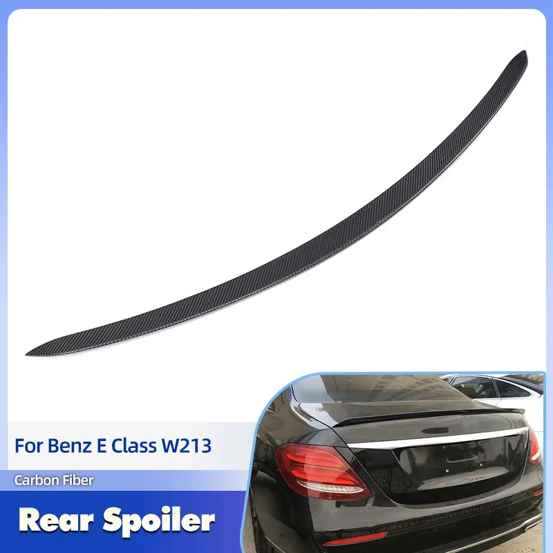 

Задний спойлер-антикрыло из карбона для Mercedes-Benz E-класса W213 E500 E63 AMG Седан 2016-2017