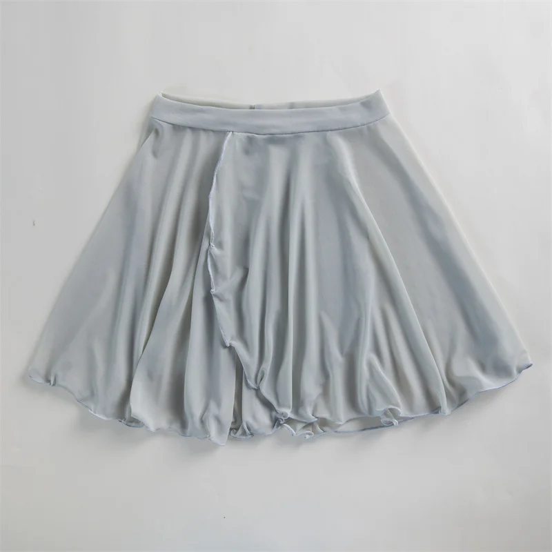 Haute qualité beaucoup de couleurs maille Spandex filles femmes adultes Yoga dames tenue de sport jupes de danse de Ballet