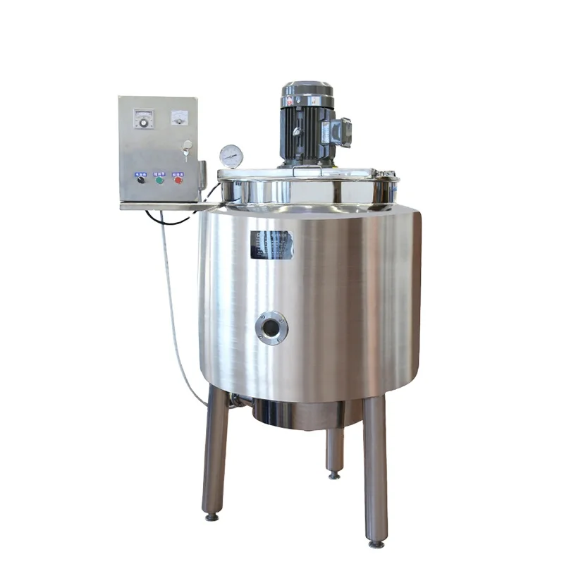 خزان خلط التدفئة الكهربائية المنظفات مع Agitator1000 لتر 600 لتر من الفولاذ المقاوم للصدأ 3 طبقات صابون شامبو سائل مغلف