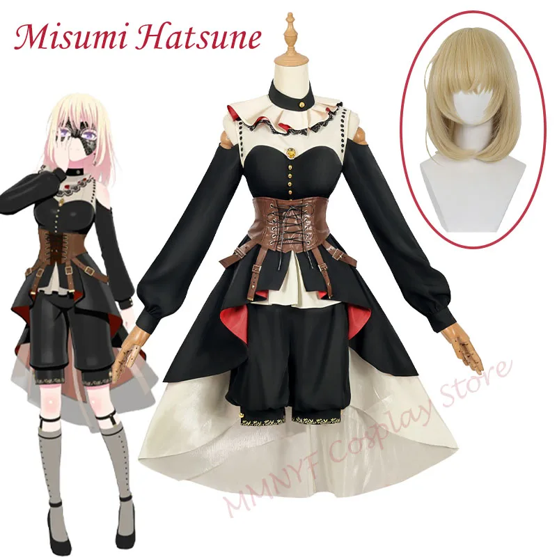 

BanG Dream Misumi Hatsune Cosplay Costume Misumi Hatsune Costume Virtual Idol Adult Male Outfits Stage Performance Uniform Women