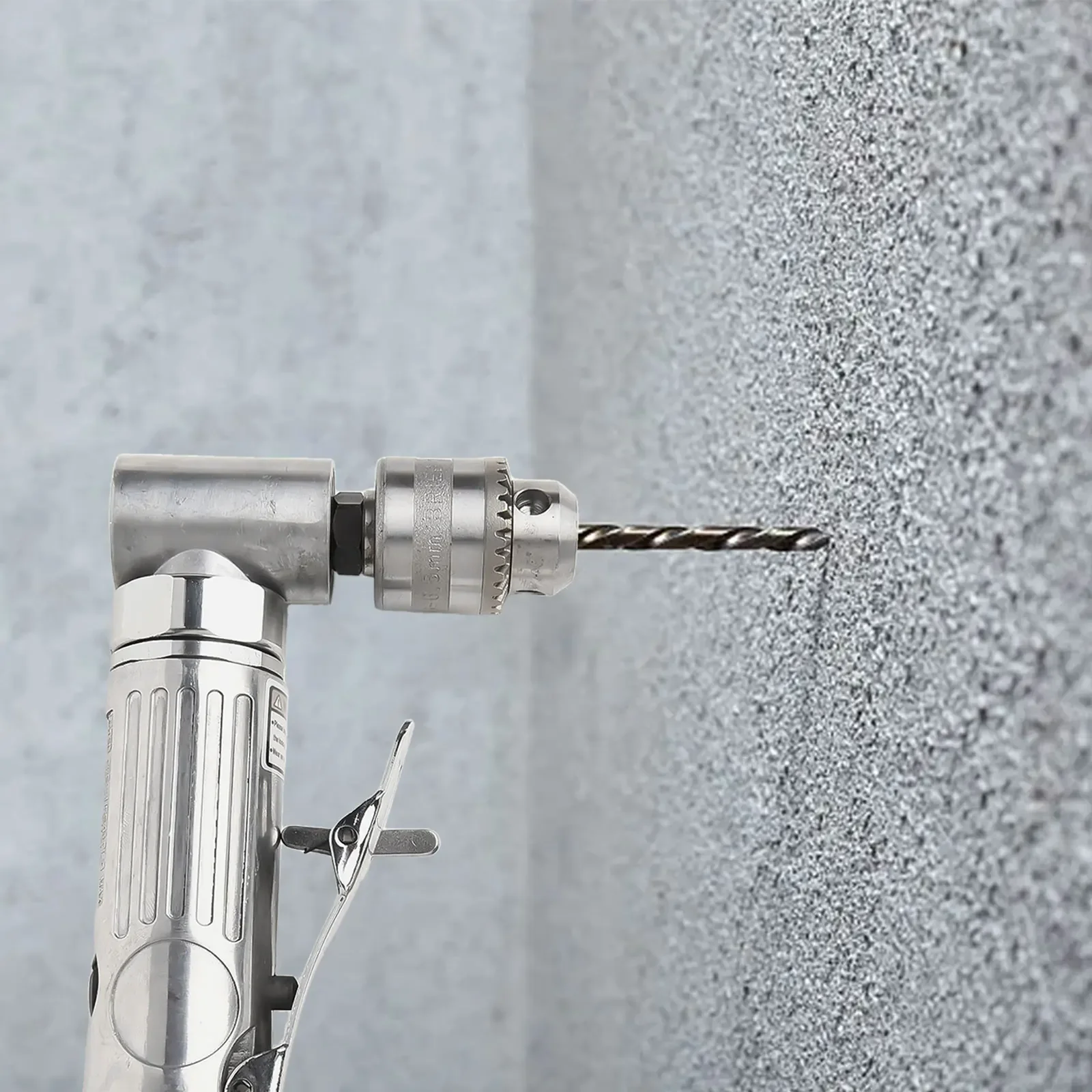

155x87mm 1/4 High-speed 90 Degree Elbow Air Drilling Machine Elbow Pneumatic Drilling Pneumatic Drilling Tool 0.6-6.5mm Chuck