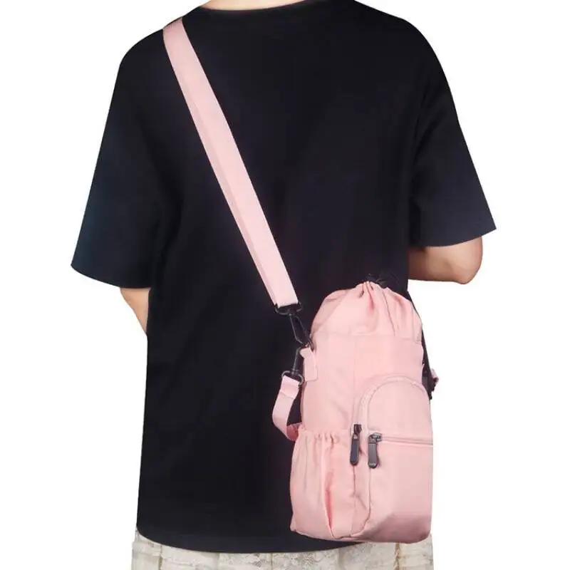 New Water Aluminum Foil Thermos Cup Cover Twill Water Bottle Shoulder Bag Water Cup Bag Crossbody Kettle Cover Cooler Box