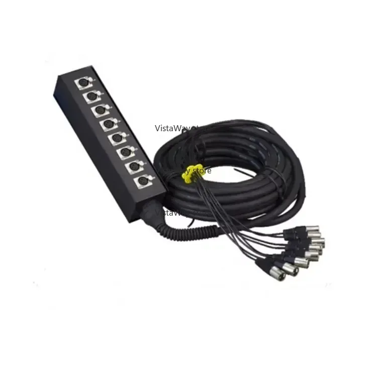 2025 رائجة البيع OEM ODM جودة عالية سعر المصنع XLR الصوت ثعبان كابل مع صندوق المرحلة 8/12/16/20/24/32 قناة 5 متر 10 متر 15 متر 20 متر #1