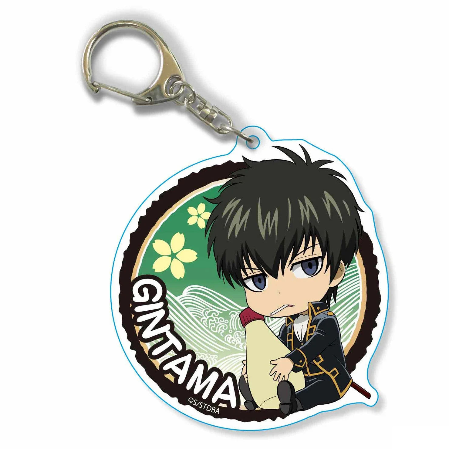 Gioco Okita Sougo Kagura Sakata Gintoki Hijikata Toshirou Shimura Shinpachi Portachiavi Bambola Anime Acrilico Portachiavi Ciondolo Regalo