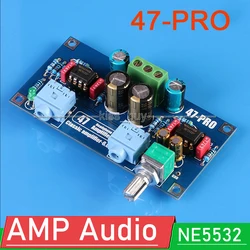 Portable 47 AMP Audio Headphone power amplifier Board NE5532 OP Kits