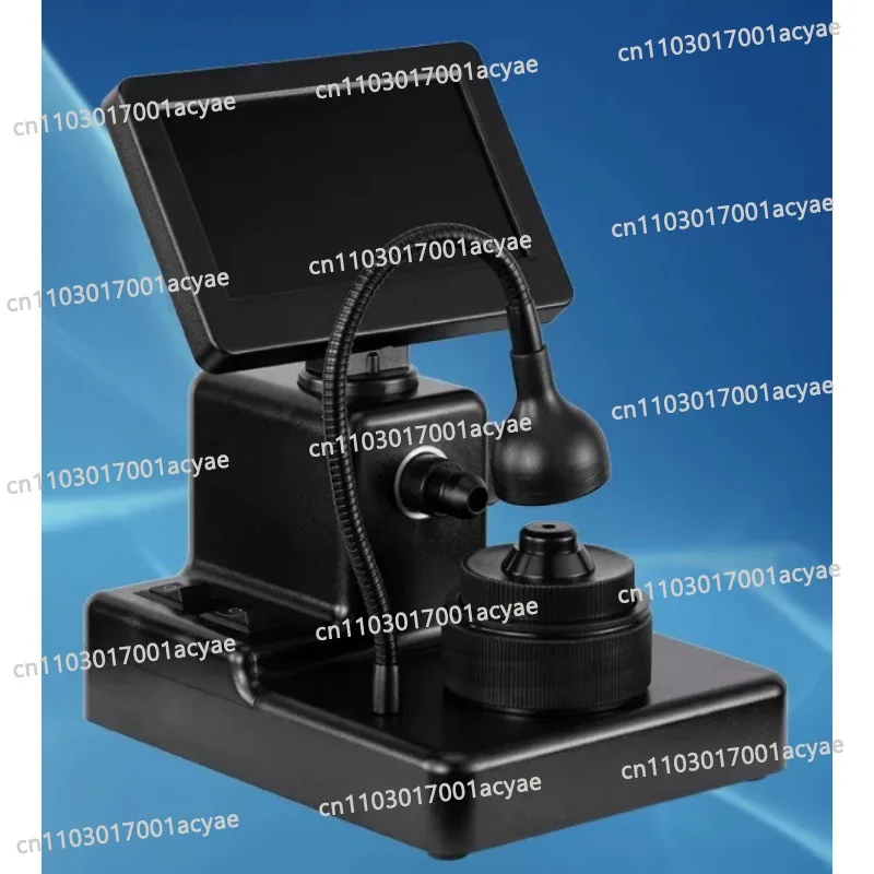 Microscopio Digital 1000X para Visualización de Diamantes, Cámara para Ver Inscripciones en Diamantes con Pantalla LCD de 4.3 Pulgadas, Observador de Propiedades