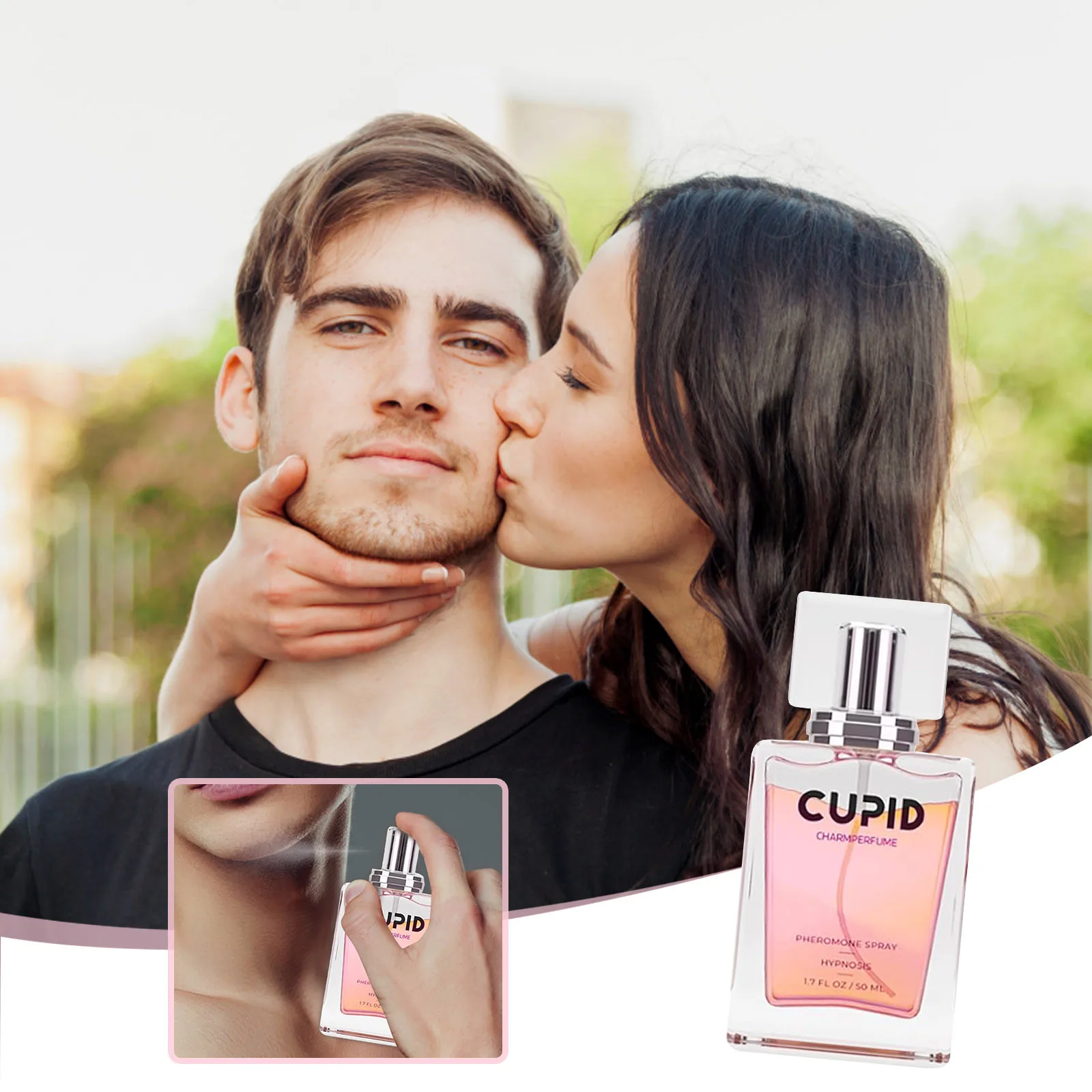 50ml Cupid Charm Toilette For Men (Pheromone-Infused) - Cupid Hypnosis Cologne Fragrances For Men