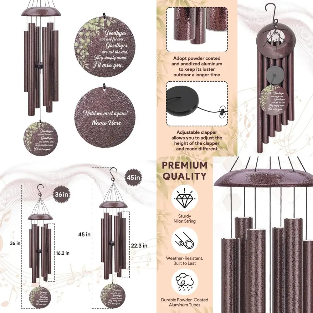 

Индивидуальные наружные мемориальные колокольчики для сочутия и памяти