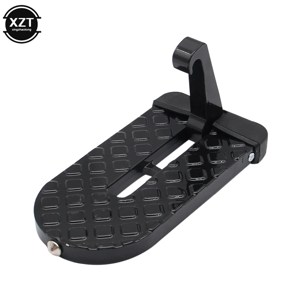 Foldable Car Roof Rack Step Car Door Step Multifunction Universal Latch Hook Auxiliary Foot Pedal Aluminium Alloy Safety Hammer