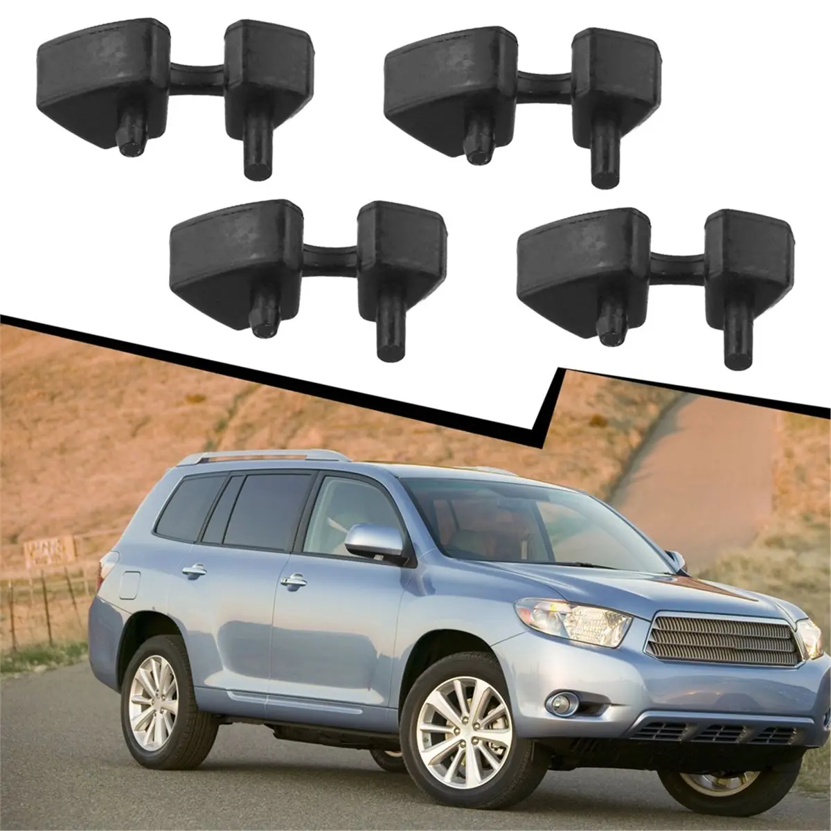 #96F 4Pcs Balance Shaft Repair Kit 13620-36020 1362036020 for Toyota,For Toyota Camry RAV4 Repair,(Plastic)
