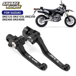 2024 DR-Z DRZ CNC Pivot Foldable Brake Lever Handle Clutch Levers Control For Suzuki DRZ400 DRZ400E DRZ250 DRZ125 DR-Z400 00-23